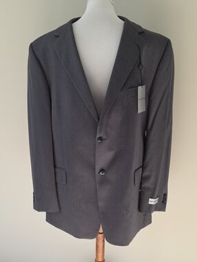 Silverstone Men's Gray Suit Jacket Never Worn Silver /Gray 46 L